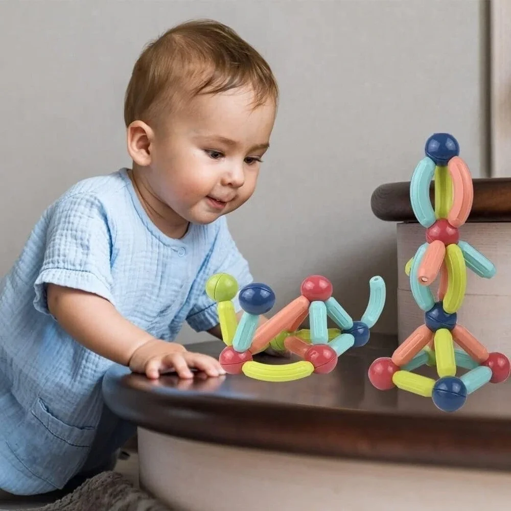 100 piece‎ Educational Magnetic Building Blocks, New
